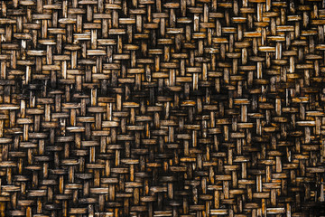 Old bamboo weave background.