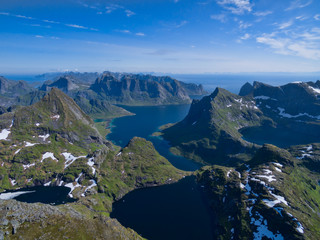 Fototapeta na wymiar Reinefjorden