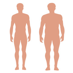 slender and full male figures