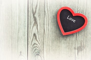 Valentines Day background with hearts.