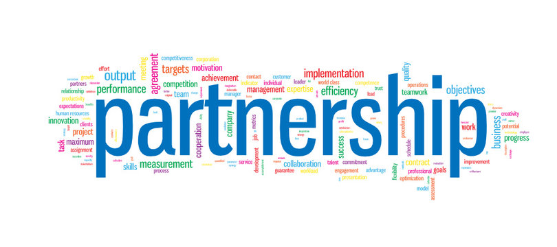 Vector Tag Cloud PARTNERSHIP