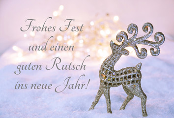Weihnachtsgrüße - Frohes Fest und einen guten Rutsch ins neue Jahr!