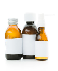 Blank medicine bottles