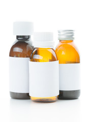 Blank medicine bottles