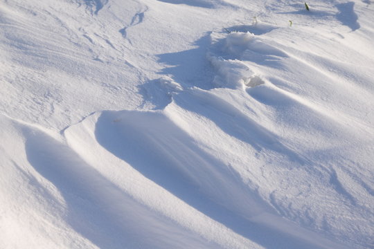 Schneeverwehung