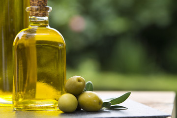 olives and oil