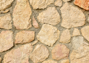 Natural yellow pavement stone for floor, wall or path.