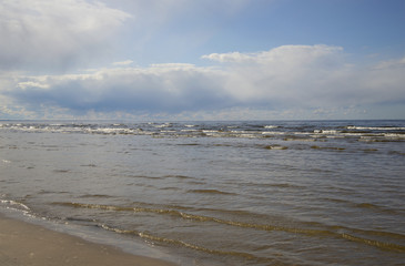 Балтийское море в районе Юрмалы. Латвия