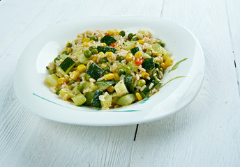 Squash Blossom Risotto