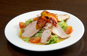 Roast chicken fillet