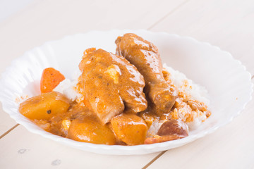 cheezy chicken kaldereta