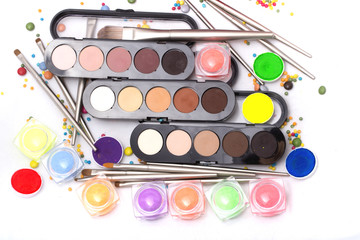 Colorful make-up set