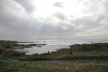 海辺の風景　水平線