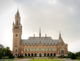 Fototapeta na wymiar Courthouse in The Hague