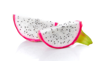 Fruit dragon on white background.