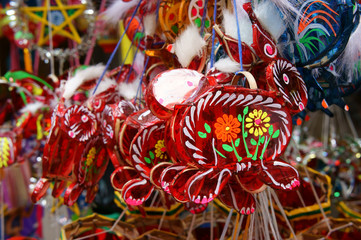 Fototapeta na wymiar colorful lantern, marketplace, mid-autumn festival