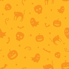 Obraz premium Halloween Seamless Pattern