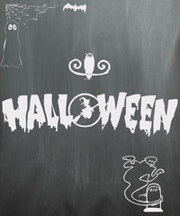 Halloween chalkboard