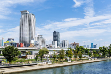 Fototapeta na wymiar Osaka cityscape