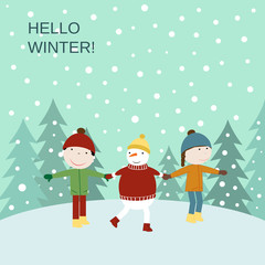 Winter card