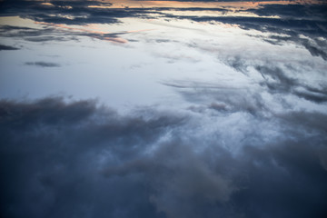 bright clouds in the sky.