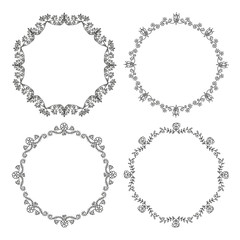 Set  of circle borders