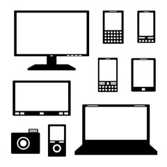 Set of electronic devices