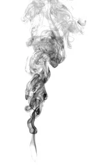 Papier Peint photo Lavable Fumée Fumée noire abstraite