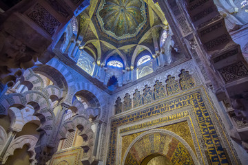 Fototapeta na wymiar Beautiful architecture Arab Mosque of Cordoba, Spain
