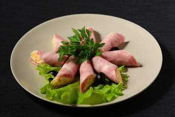 beer snacks served in the restaurant