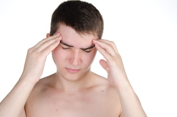man with headache 