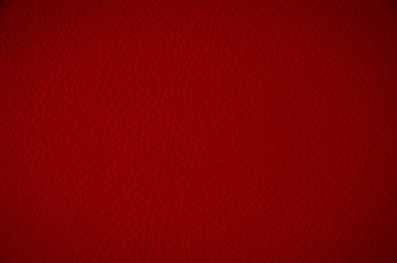 Red leather background