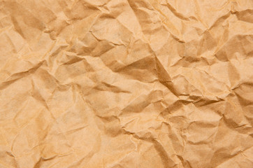 Crumpled paper for background usage