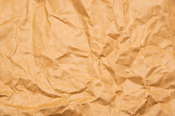 Crumpled paper for background usage