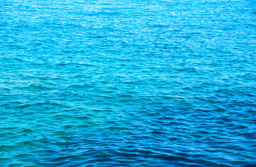 Blue sea water background
