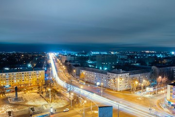 Fototapeta premium Ночной город