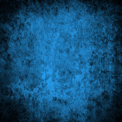 Textured grunge blue background