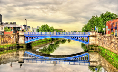 Rory O'More Bridge in Dublin - Ireland - obrazy, fototapety, plakaty