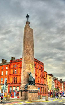 Monument To Charles Stewart Parnell In Dublin