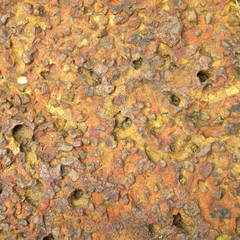 Orange rough stone surface
