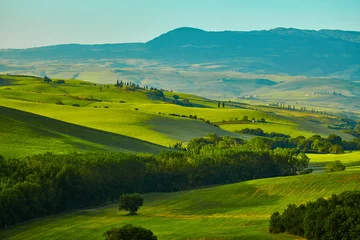 Selbstklebende Fototapete Hügel Toskana Hügel