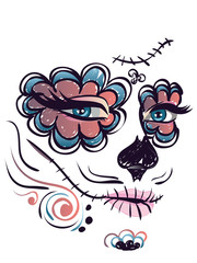 Day of Dead Girl Face