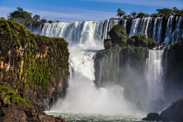 Fototapeta na wymiar Lower part. Iguazu Falls, Argentina