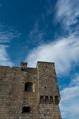 Senja Croatia, part of the walls from Nehaj fort
