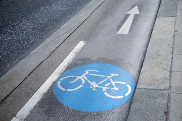 Bike Lane Symbol, Vienna