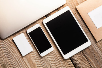 Responsive design mockup