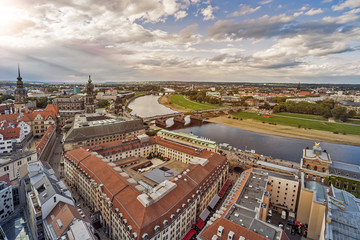 Obraz premium Dresden aerial view