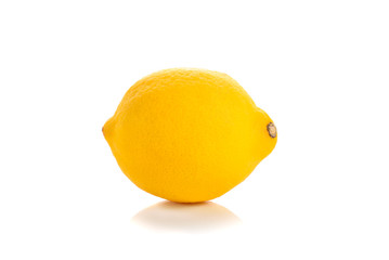 Lemon isolated on white background