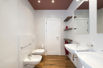 Naklejka na ściany i meble Bathroom interior