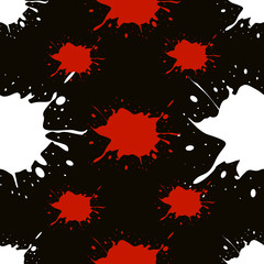 Colorful blots. Seamless vector pattern. Vector illustration. Eps 10